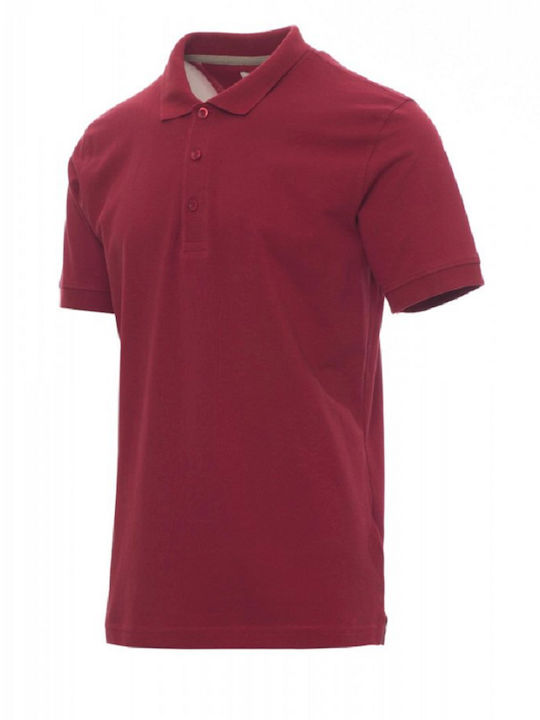 Payper Venice Men's Short Sleeve Promotional T-Shirt Bordeaux