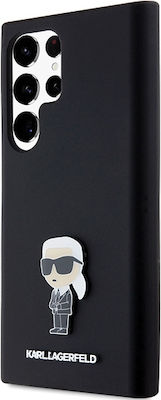 Karl Lagerfeld Back Cover Silicone Black (Galaxy S24 Ultra)