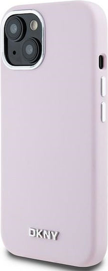 DKNY Liquid Back Cover Σιλικόνης / Πλαστικό Ροζ (iPhone 15)