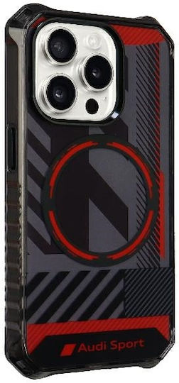 Audi Back Cover Plastic Black (iPhone 15 Pro Max)