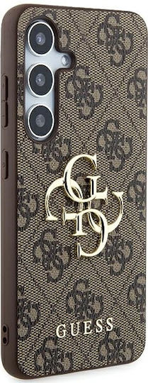 Guess metal logo Umschlag Rückseite Kunststoff Braun (Ratschlag A55, A556)