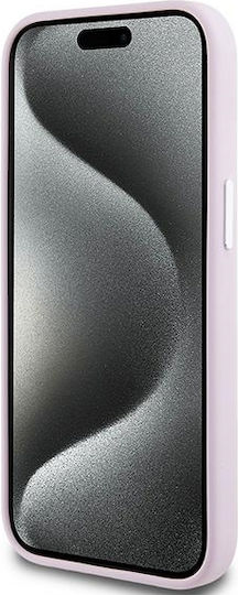 DKNY Liquid Back Cover Σιλικόνης / Πλαστικό Ροζ (iPhone 15)