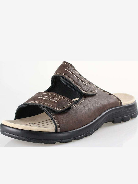 Herrensandalen in Braun Farbe