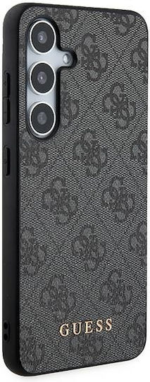 Guess Metal Gold Logo Back Cover Plastic Black (Guess A35 A356)