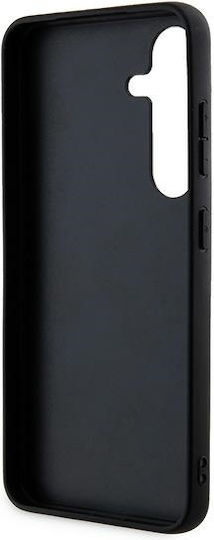 Guess Metal Gold Logo Back Cover Plastic Black (Guess A35 A356)