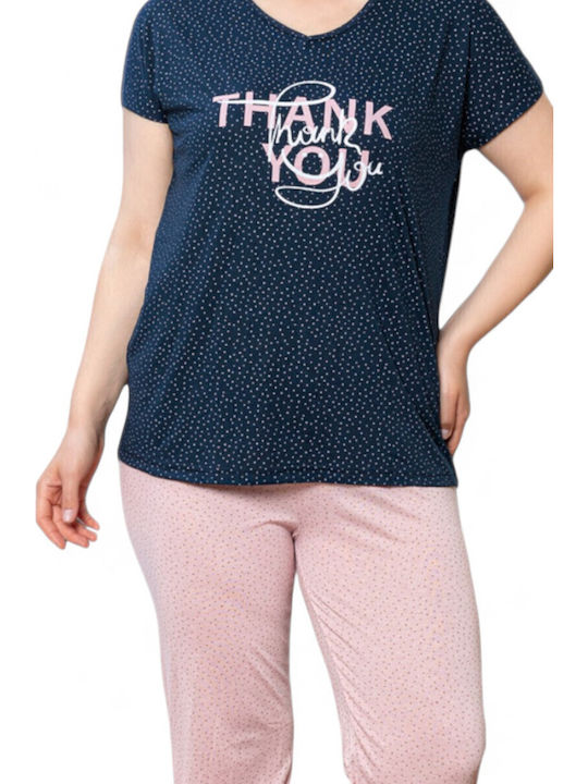 PijaMood Summer Women's Pyjama Set Blue