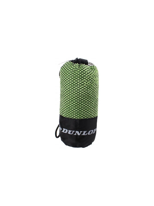 Dunlop Sport Microfiber Green Gym Towel with Carrying Case 80x40cm