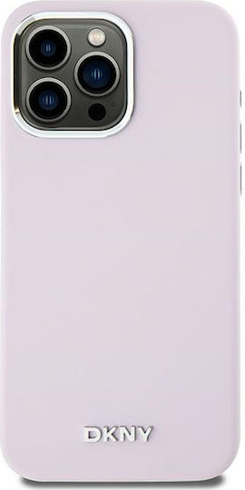DKNY Liquid Umschlag Rückseite Kunststoff / Silikon Rosa (iPhone 15 Pro Max)