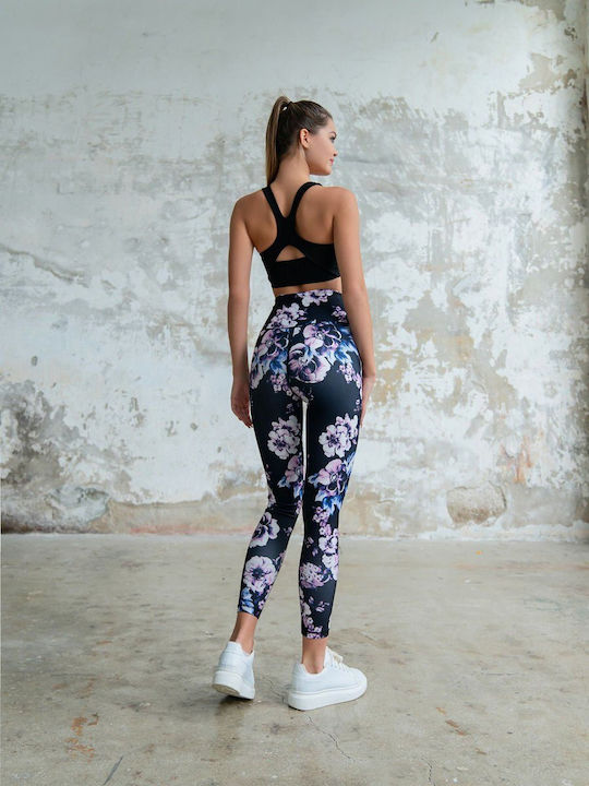 Axidwear Frauen Leggings Hochgeschnitten & Push Up Schwarz