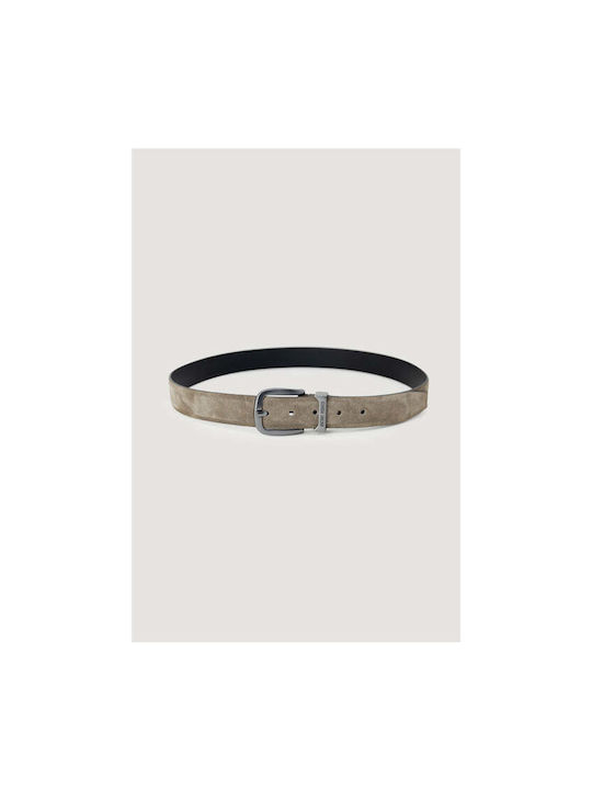 Antony Morato Men's Leather Belt Beige