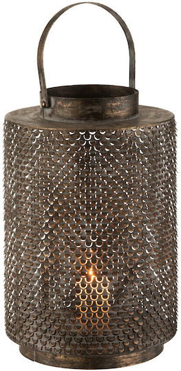 Jolipa Laterne Metallisch Schwarz 25x25x38cm 1Stück