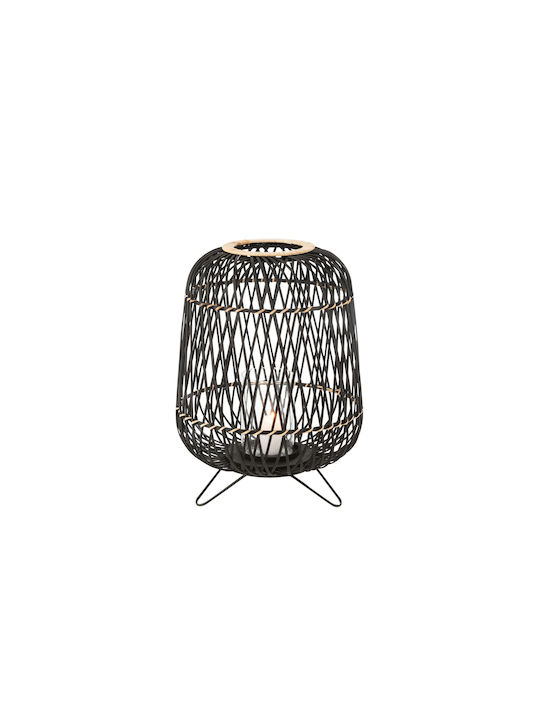 Jolipa Bamboo Lantern Black 41x41x57cm