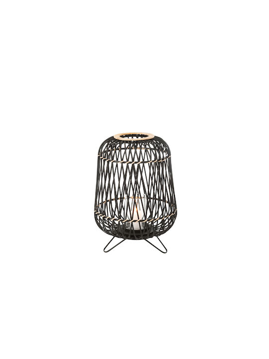 Jolipa Bamboo Lantern Black 36x36x49cm