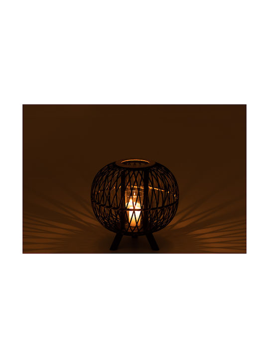 Jolipa Bamboo Lantern Black 39x39x38cm
