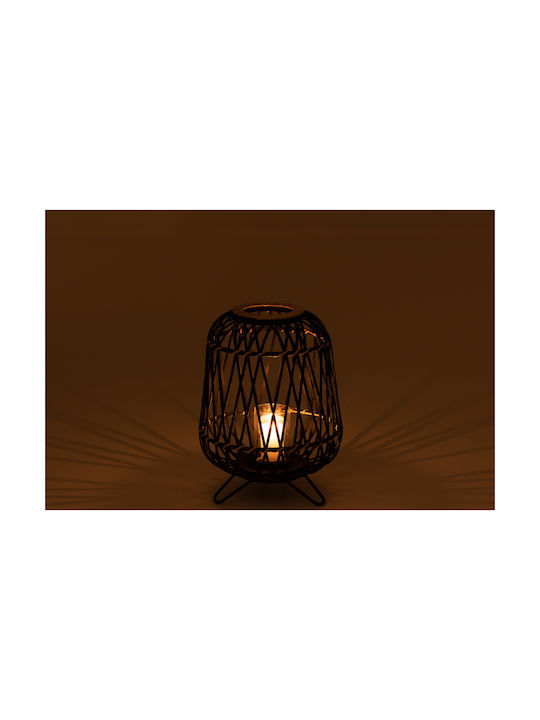 Jolipa Φαναράκι Bamboo Μαύρο 31x31x44εκ.