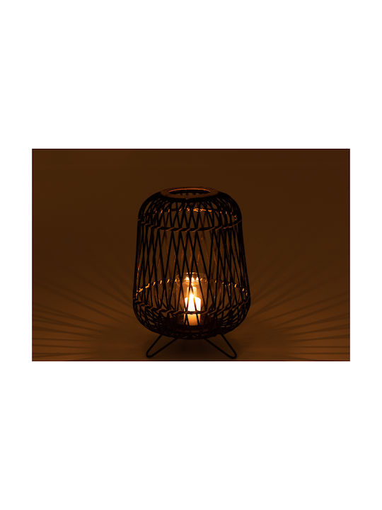 Jolipa Φαναράκι Bamboo Μαύρο 36x36x49εκ.