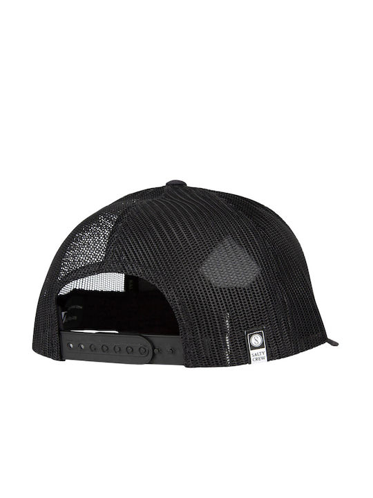 Salty Crew Men's Trucker Cap Black Camo