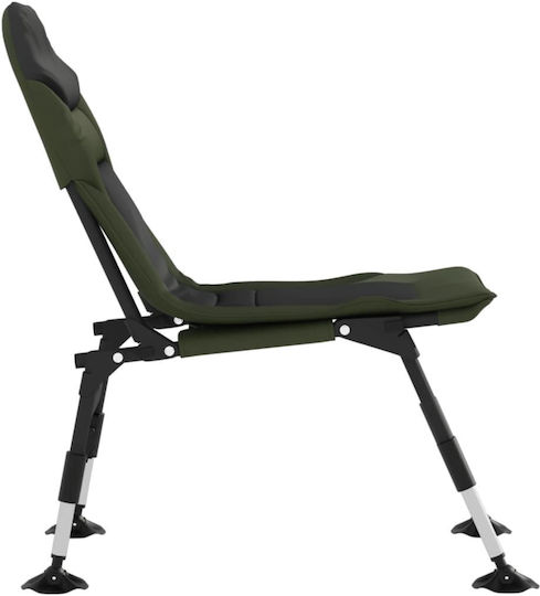 vidaXL Сгъваема Табуретка Плажен Зелен 45x71x71см.
