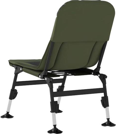 vidaXL Сгъваема Табуретка Плажен Зелен 45x71x71см.