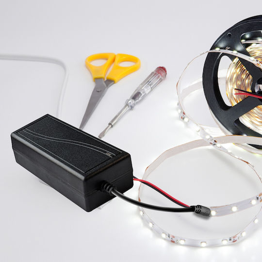 Ταινία LED 12V RGB Φως 2m με Τροφοδοτικό