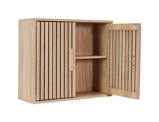 The Home Deco Factory Bathroom Cabinet L60xW20xH50cm Beige