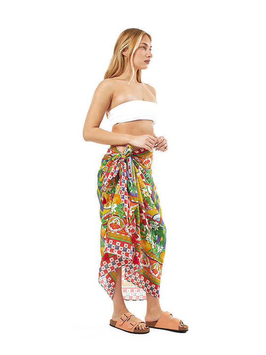Verde Yellow Women's Pareo