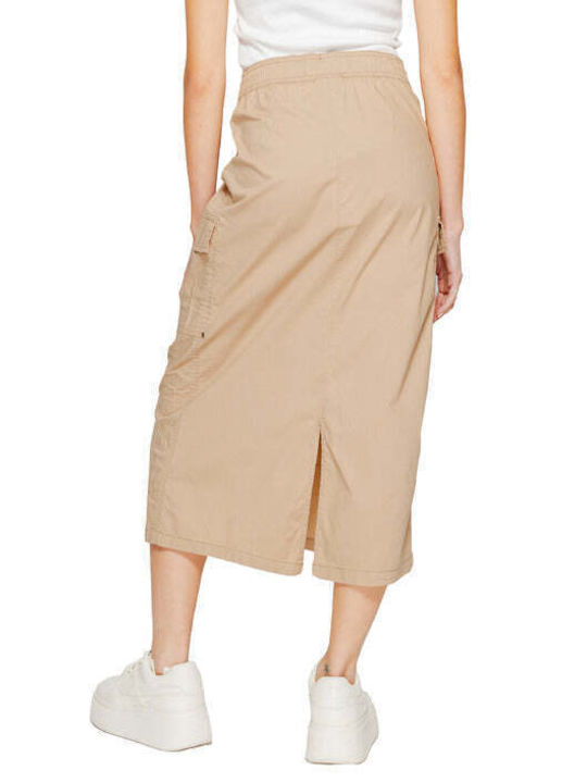 Street One Skirt in Beige color