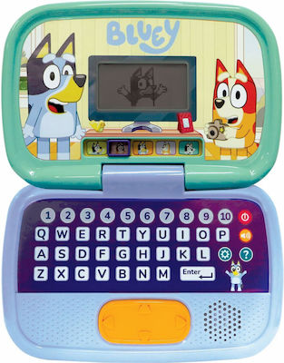 Vtech Bluey Mon ordi Interactif (ES) Elektronischer Kinder-Lern-Laptop/Tablet