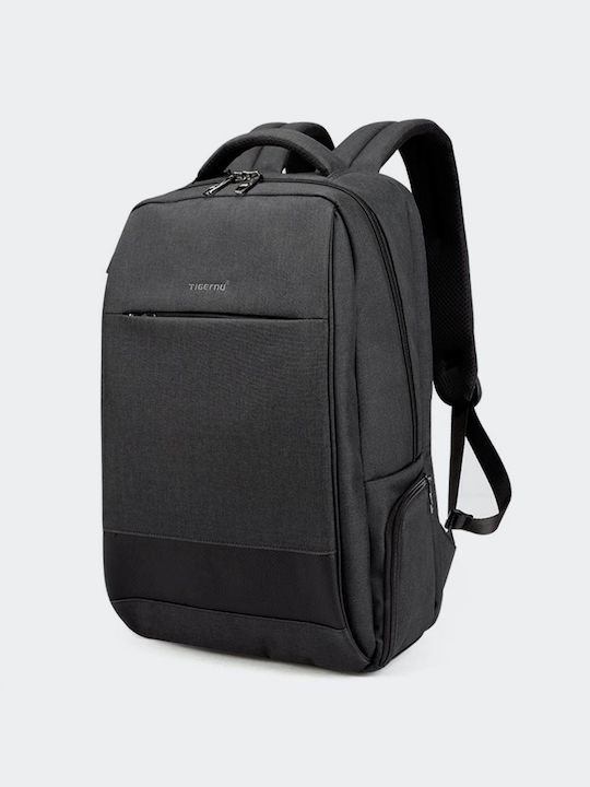 Tigernu Αδιάβροχη Τσάντα Πλάτης για Laptop 15.6" με Θύρα USB σε Γκρι χρώμα T-B3516-BLAK/GREY