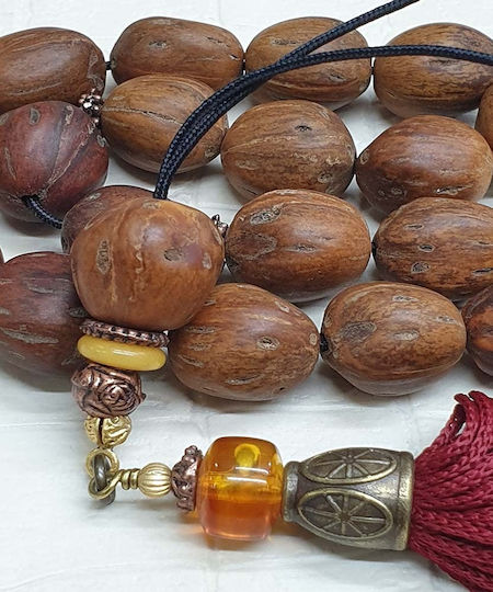 Roloi Komboloi Nutmeg Worry Beads Brown 39cm