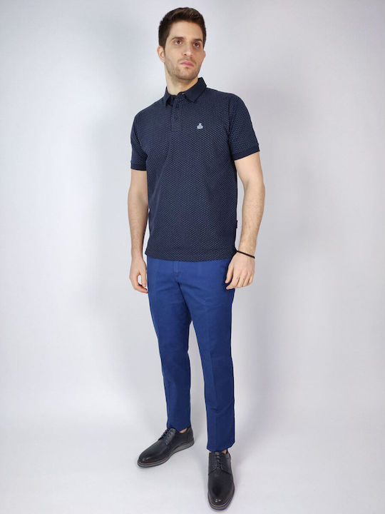 Lcdn Men's Trousers Chino in Slim Fit Blue