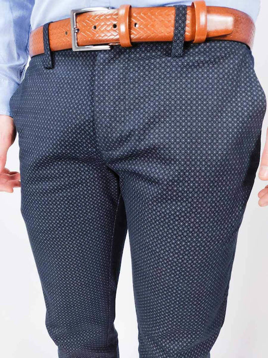 Ανδρικό Παντελόνι Chino Slim Fit Μπλε