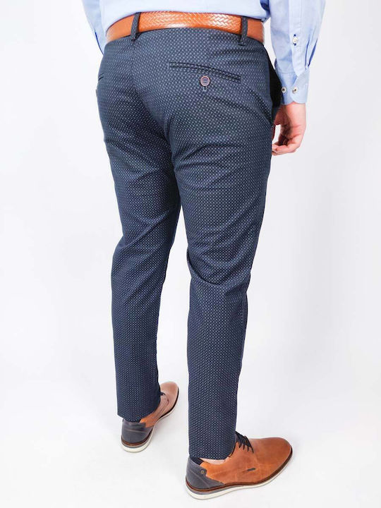 Ανδρικό Παντελόνι Chino Slim Fit Μπλε