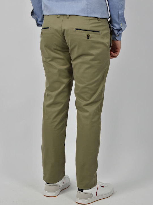 Παντελόνι Chino σε Slim Εφαρμογή Πράσινο