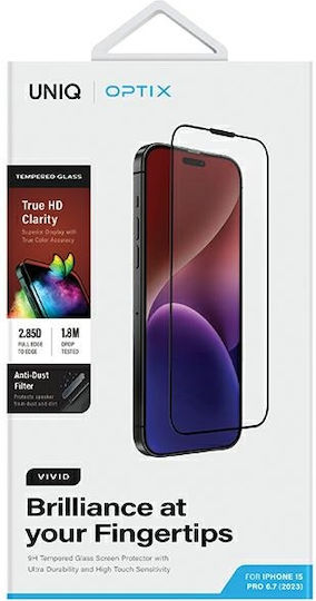Uniq Optix Закалено стъкло (iPhone 15 Pro Max)