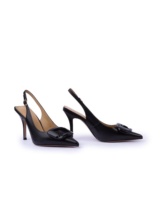 Chevalier Black Heels