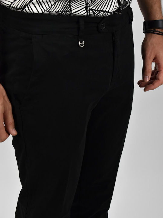 Bryan Trousers Chino in Skinny Fit Black
