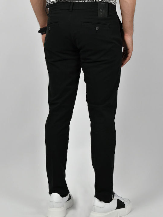 Bryan Trousers Chino in Skinny Fit Black