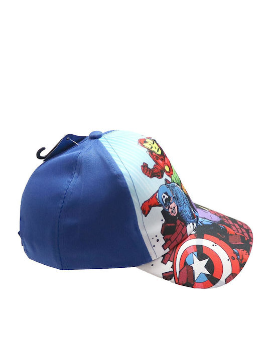 Disney Kids' Hat Jockey Fabric Marvel Avengers Blue