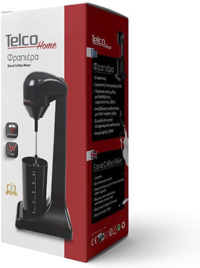 Telco HSM-705 Φραπεδιέρα Επιτραπέζια 100W με 2 Ταχύτητες Μαύρη