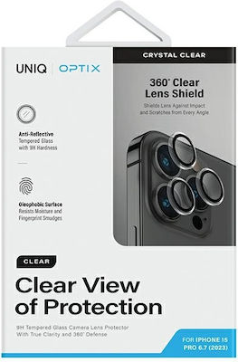 Uniq Optix Camera Protection Tempered Glass for the iPhone 15 Pro / 15 Pro Max