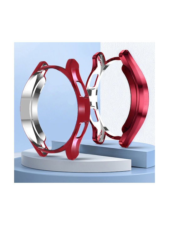 Silicone Case in Red color for Samsung Galaxy Watch4 Classic 46mm
