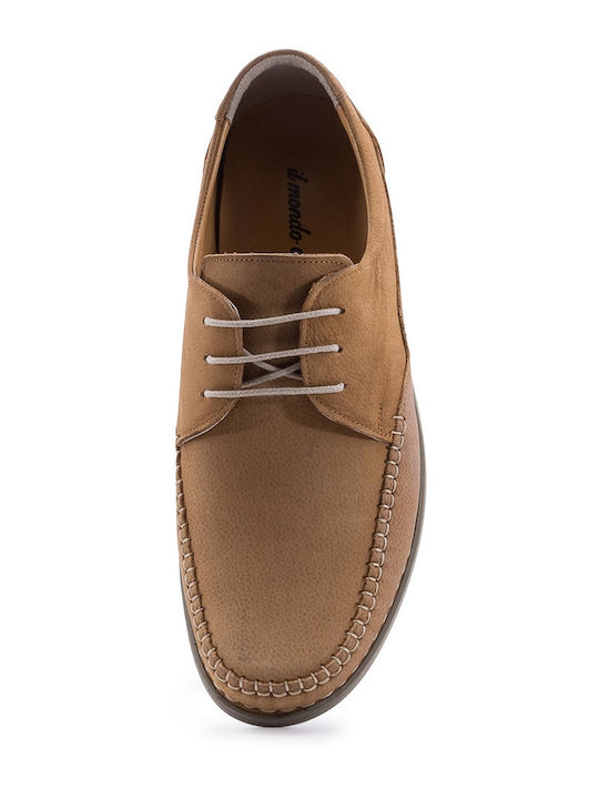 Men's Leather Casual Shoes Tabac Brown