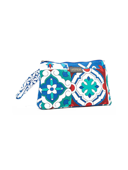 Verde Damen Necessaire in Blau Farbe 33cm