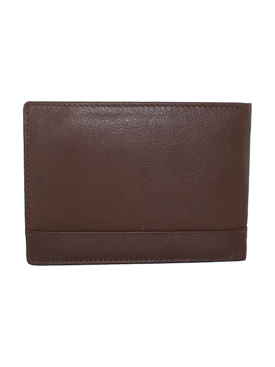 Diplomat Men's Leather Wallet with RFID Brown
