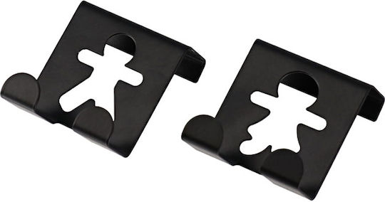 Κρεμάστρα Πόρτας 2 Θέσεων Ανοξείδωτη 2τμχ Κρεμάστρα Πόρτας 2 Θέσεων Ανοξείδωτη 2τμχ