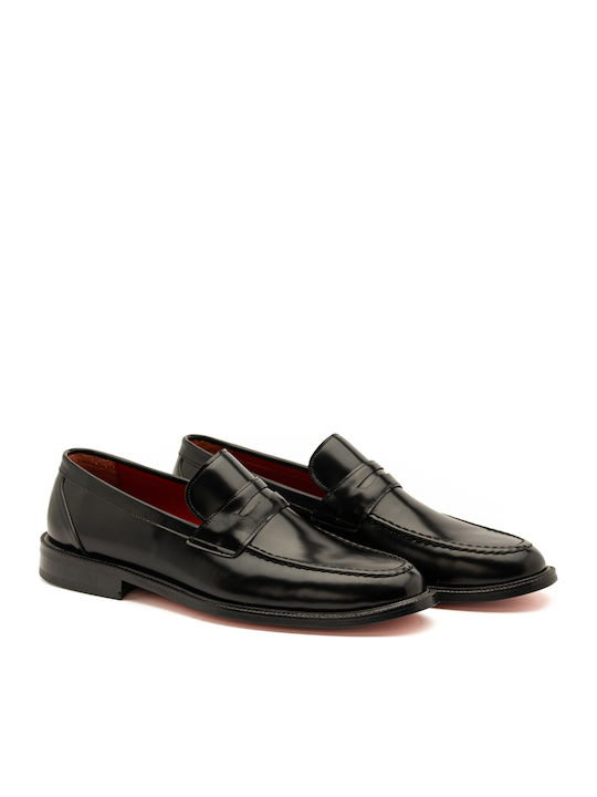 Men's Leather Moccasins Black