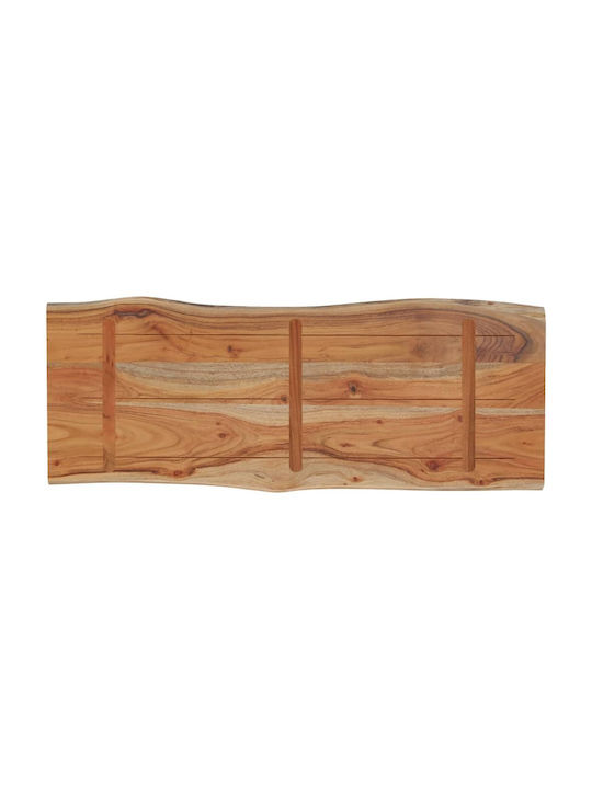 vidaXL Правоъгълена Повърхност на масата Масивно дърво Acacia 90x40x2.5см 370611 1бр