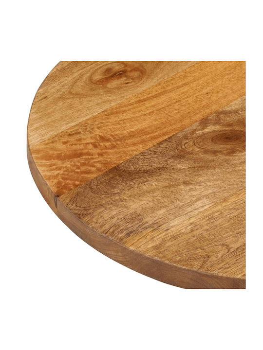 vidaXL Oval Table Surface made of Solid Wood Brown 90x40x2.5cm 370143 1pcs