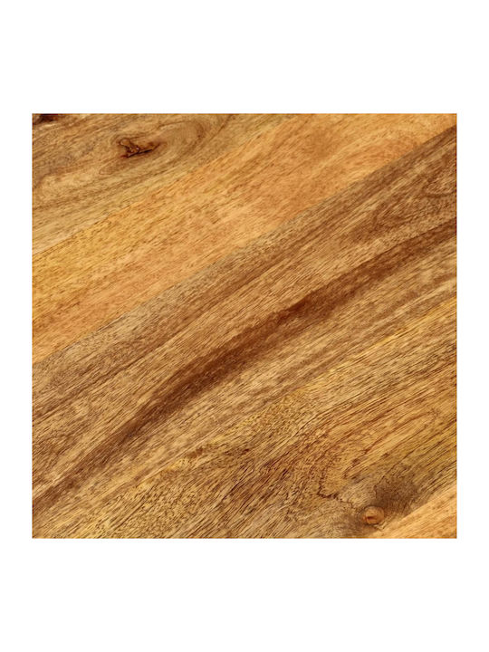 vidaXL Oval Table Surface made of Solid Wood Brown 90x40x2.5cm 370143 1pcs
